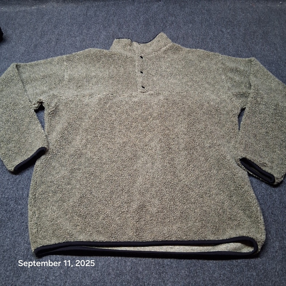 VTG OUT Outdoor Urban Terrain Plush Pullover Sweater Size‎ XL Green